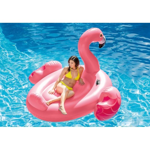 INTEX MEGA FLAMINGO ISLAND Nafukovací plameniak, ružový 218 x 211 x 136 cm 56288EU