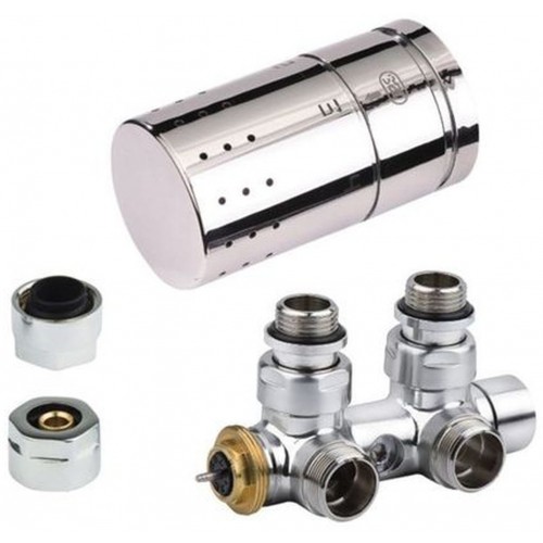 ISAN Rohový stredový termostatický ventil sada č.22, chróm O19CWA-22 ISAN Rohový stredový termostatický ventil sada č.22, chróm O19CWA-22