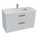 Jika CUBE Skrinka s umývadlom 100x43cm, s 2 zásuvkami, biela H4536521763001
