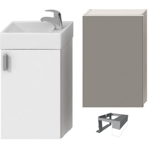 Jika PETIT Sada s umývadlom 40 cm, zrkadlová skrinka, osvetlenie, biela H4535121753001