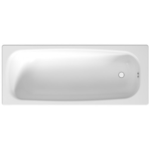 Jika TANZA vaňa oceľová 170x70cm biela hladký povrch, 1,8mm H2251800000001