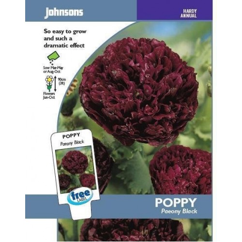 JOHNSONS Mak "Paeony Black" 11132