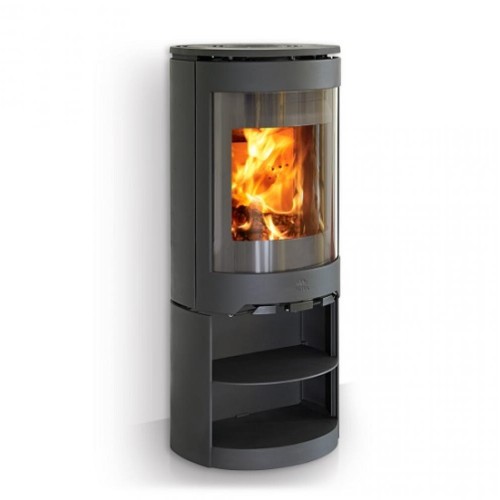 Jotul F 481 CB liatinové konvekčné kachle s podstavcom, čierny lak