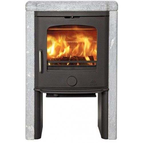 Jotul F 145 S krbové kachle, čierny lak, mastencové obloženie