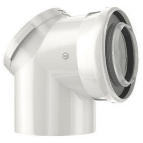 Junkers Koleno 80/125,90° s revíznym otvorom (náhrada za AZB938) 7738112665