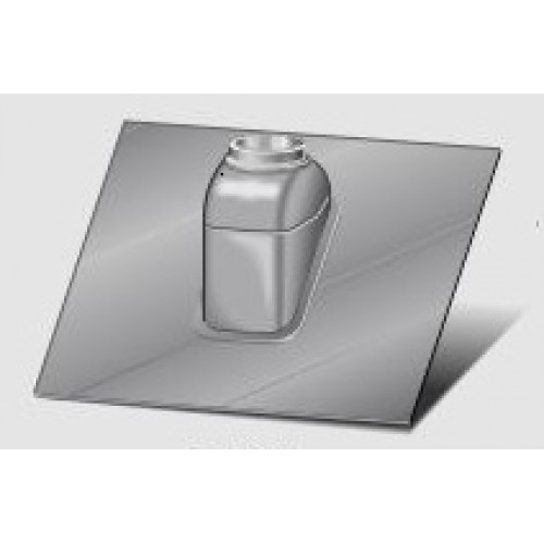 JUNKERS AZB 654 univerzálny priechodka strechou 150mm, 7719001628 JUNKERS AZB 654 univerzálny priechodka strechou 150mm, 7719001628