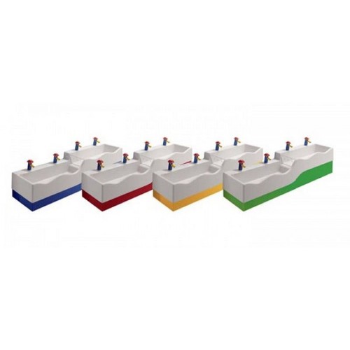 KERAMAG 4Bambini dět.umyv.1800x415, prav., 4-miest., Biela 430050016