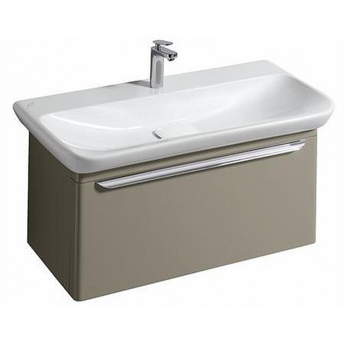 KERAMAG DESIGN myDay skrinka pod umýv. 88x41cm, šedobéž.matná, vč.LED 824102000