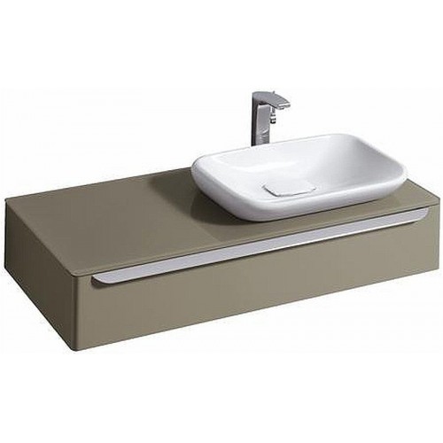 KERAMAG DESIGN myDay skrinka pod umýv. 115x41cm, otv.vpr.šedobéž.matná, vč.LED 824162000