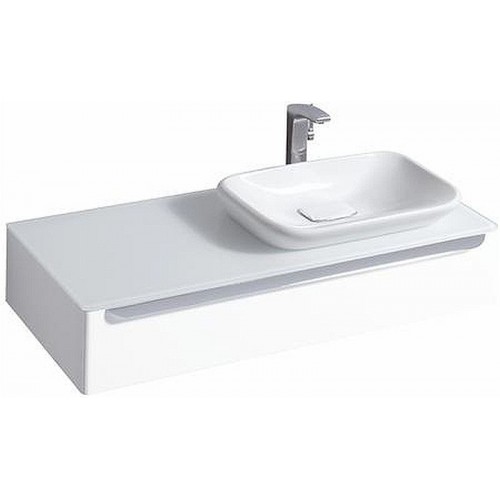 KERAMAG DESIGN myDay skrinka pod umýv. 115x41cm, otv.vpr.bílá matná, vč.LED 824163000