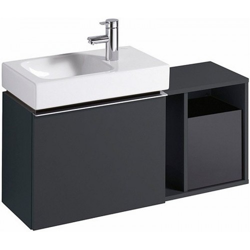 KERAMAG IconXS post.prvek 30x40x27, lávovo čierna matná 841238000 KERAMAG IconXS post.prvek 30x40x27, lávovo čierna matná 841238000