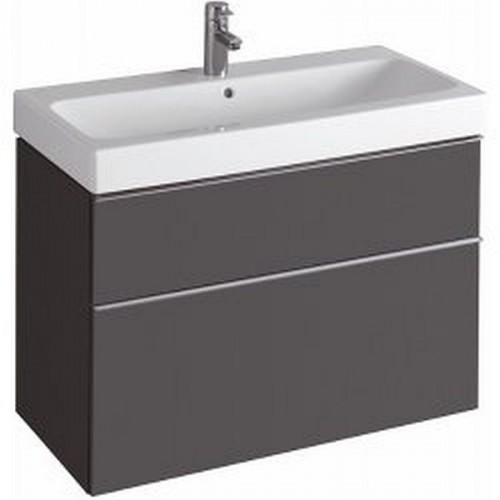 KERAMAG Icon skř.pod.um.89x62 lávovo čierna matná 841391000