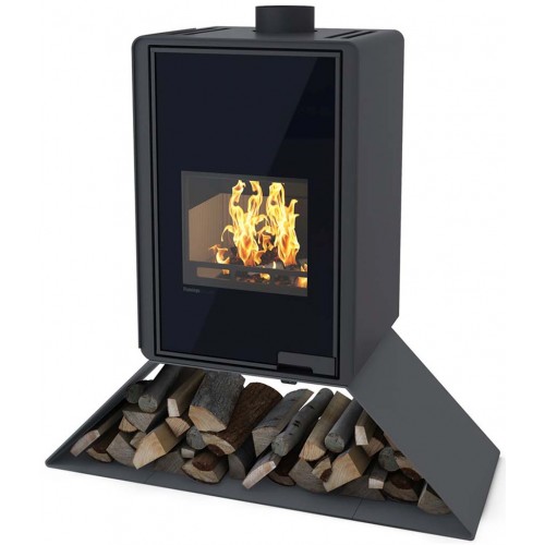 HS FLAMINGO DELUXE ® SENAI Krbové kachle 9kW, čierna HSF42-032