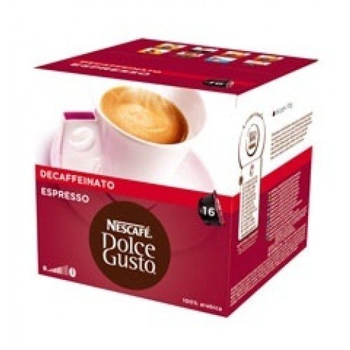Kapsle Nescafe ESPRESSO bez kofeínu 16 ks k Dolce Gusto
