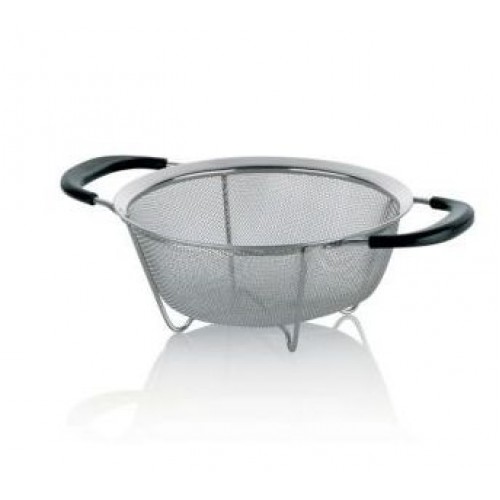 KELA Cedník nerez 19,5 cm COLINO čierny KL-11298