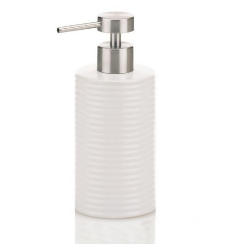 KELA Dávkovač mydla biely GROOVE KL-20798