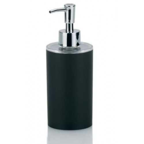 KELA Dávkovač mydla DARK, ABS-plast čierny KL-21737