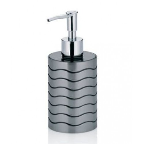 KELA Dávkovač mydla MUNA plast, antracit pr. 7,5cm x v. 17cm KL-22832 KELA Dávkovač mydla MUNA plast, antracit pr. 7,5cm x v. 17cm KL-22832