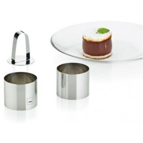 KELA Dezertné tvarovacie krúžky Decor 3ks, antikoro 18/10 KL-10780