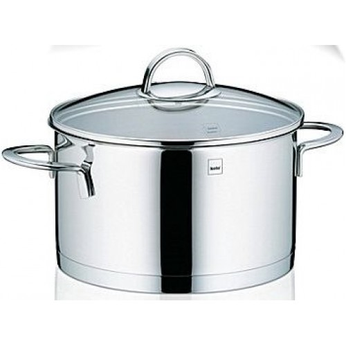 KELA Hrniec nerez so sklenenou pokrievkou 3,5 l CAILIN KL-10959