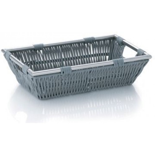 KELA Kôš Noblesse PP plast, svetlo šedý 26x16x7 cm KL-22600