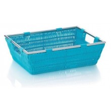 KELA Kôš Noblesse PP plast, tyrkysový 33x25x10 cm KL-22611