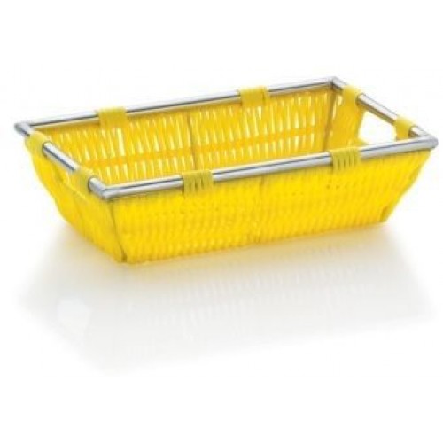 KELA Kôš Noblesse PP plast, žltá 26x16x7 cm KL-22626