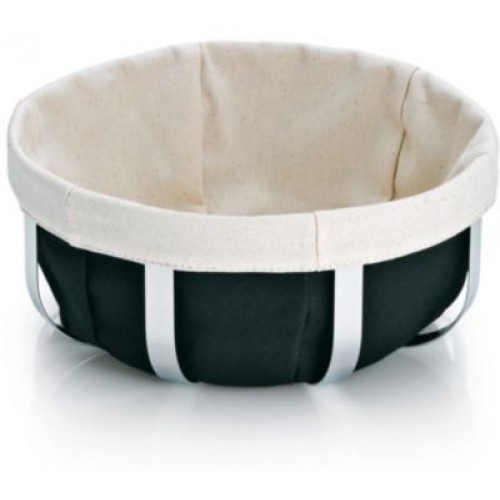KELA Kôš na pečivo MORENO 24cm, nerez bavlna čierny KL-10939 KELA Kôš na pečivo MORENO 24cm, nerez bavlna čierny KL-10939