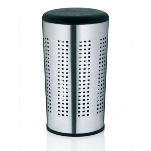 KELA Kôš na bielizeň ANDRES 35x60,5cm čierna KL-21541