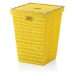 KELA Kôš na bielizeň Noblesse PP plast, žltý 40x40x53 cm KL-22628