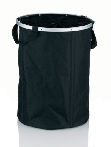 KELA Kôš na bielizeň NERA polyester, čierna 38x53,5cm KL-22951