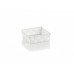 KELA Kôš ALVARO PP, 19x19x6 cm, biela KL-23030