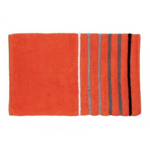 KELA kúpeľňová predložka 80x50cm LADESSA STRIPES koralová KL-22479