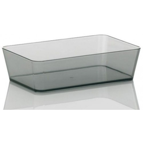 KELA Miska na kozmetické potreby KRISTALL, antracit KL-21950 KELA Miska na kozmetické potreby KRISTALL, antracit KL-21950