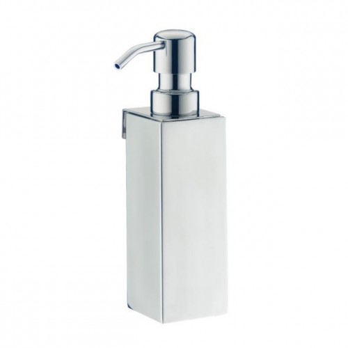 KELA Nástenný dávkovač mydla LEO, 19cm kvadratický ušľachtilá oceľ KL-18230