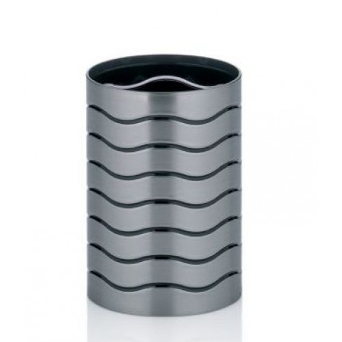 KELA Pohárik MUNA plast, antracit pr. 7,5cm x v. 10,5cm KL-22831