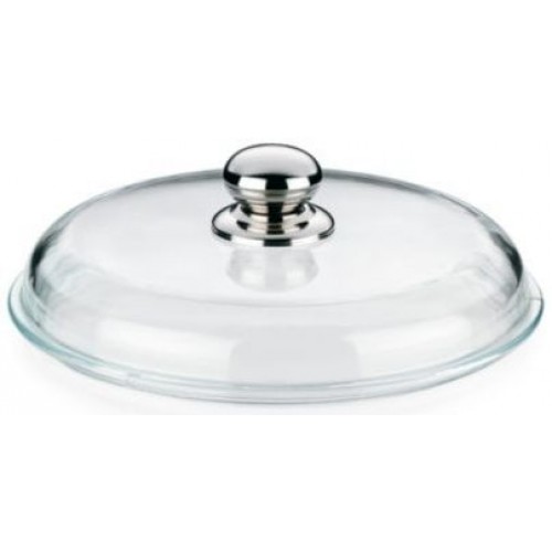KELA Pokrievka CAMPANA na panvicu, 28cm sklenená, nerezový úchyt KL-10998