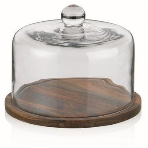 KELA Poklop na syr Kaili, agátové drevo 25 cm KL-11780