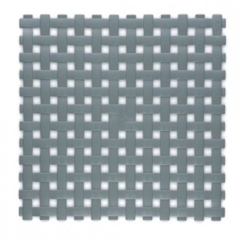 KELA protišmyková podložka do sprchy 54x54cm SAMOS, PVC sivá KL-21229