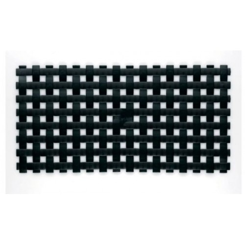 KELA protišmyková podložka do vane 36x72cm SAMOS, PVC čierna KL-21224