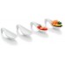 KELA Servírovacie lyžice PETIT 4ks, porcelán KL-10986