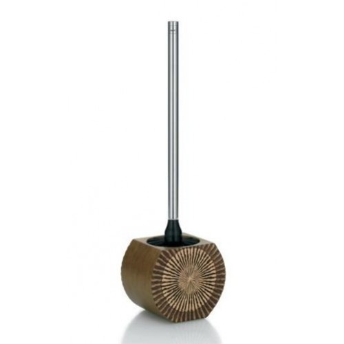 KELA WC set MADEIRA poly, hnedá 13x9,5x43,5cm KL-22788