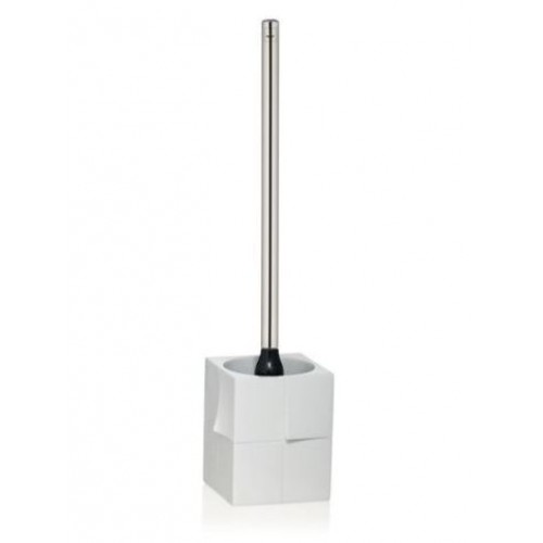 KELA WC set DOBLEZ poly, biela 9,5x9,5x43cm KL-22798