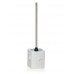 KELA WC set DOBLEZ poly, biela 9,5x9,5x43cm KL-22798