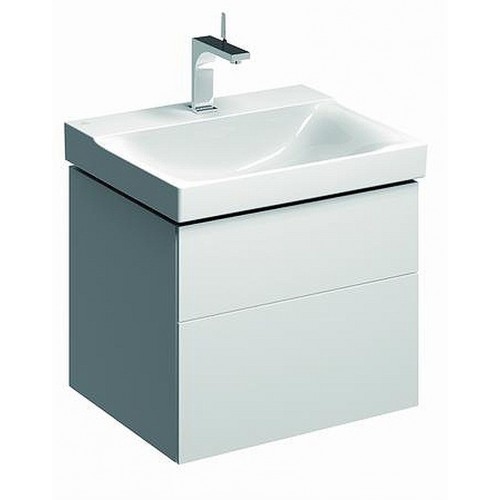 KERAMAG DESIGN Xeno 2 spodné skř.pod umyv.60 cm, 2 zás. Lesklá biela 807260000