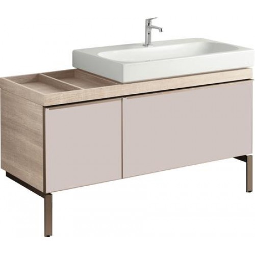 KERAMAG DESIGN Citterio skř.pod.um., asym.135 cm, pr., Sv.dub 835535000