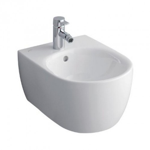 KERAMAG Icon bidet závesný, s otvorom pre batériu, biela 234000000