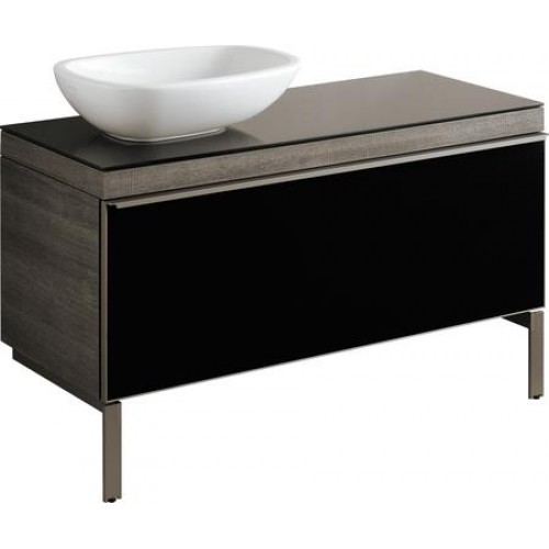 KERAMAG DESIGN Citterio skř.p.um.asym., 120 cm, šedohnedá 835221000