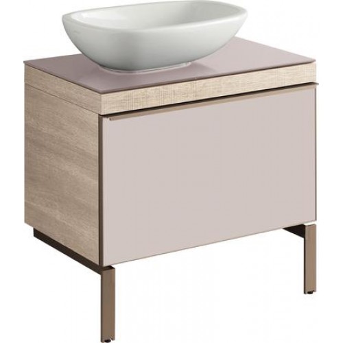 KERAMAG DESIGN Citterio skř.p.um.asym., 75 cm, sv.dub 835275000