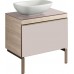 KERAMAG DESIGN Citterio skř.p.um.asym., 75 cm, sv.dub 835275000